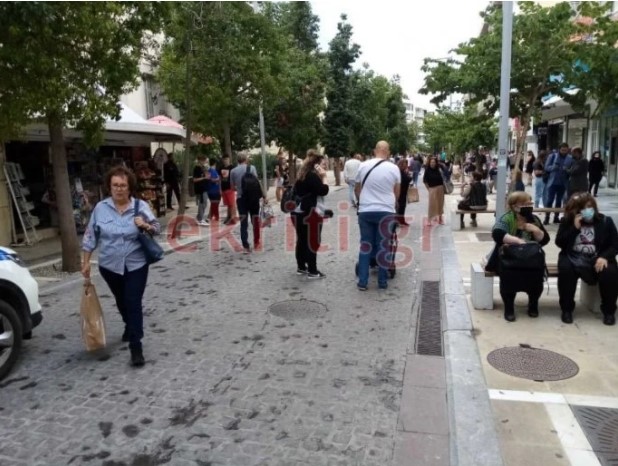 Κρήτη: Στους δρόμους οι κάτοικοι ενώ σημειώνονται μετασεισμοί